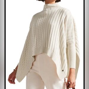 Ted Baker London Ivory Turtleneck Sweater